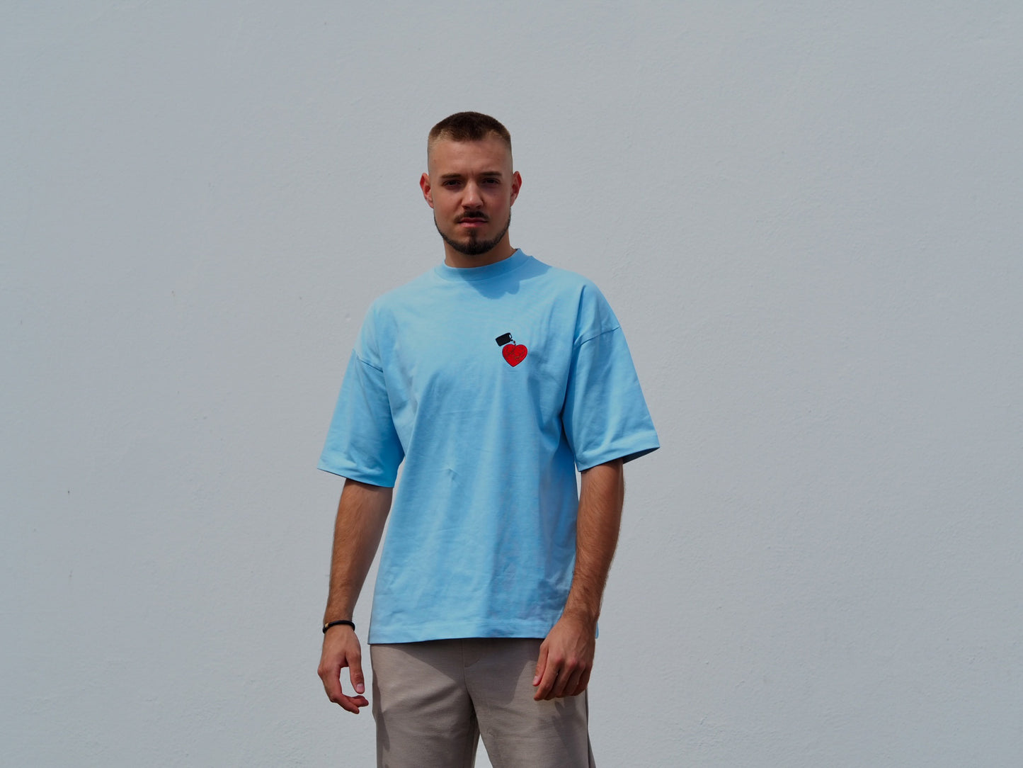 this will fix it. // T-Shirt // Frosted Blue
