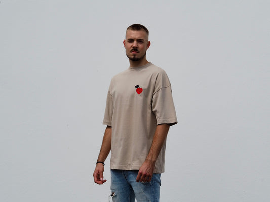 this will fix it. // T-Shirt // Sandstone