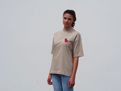 this will fix it. // T-Shirt // Sandstone